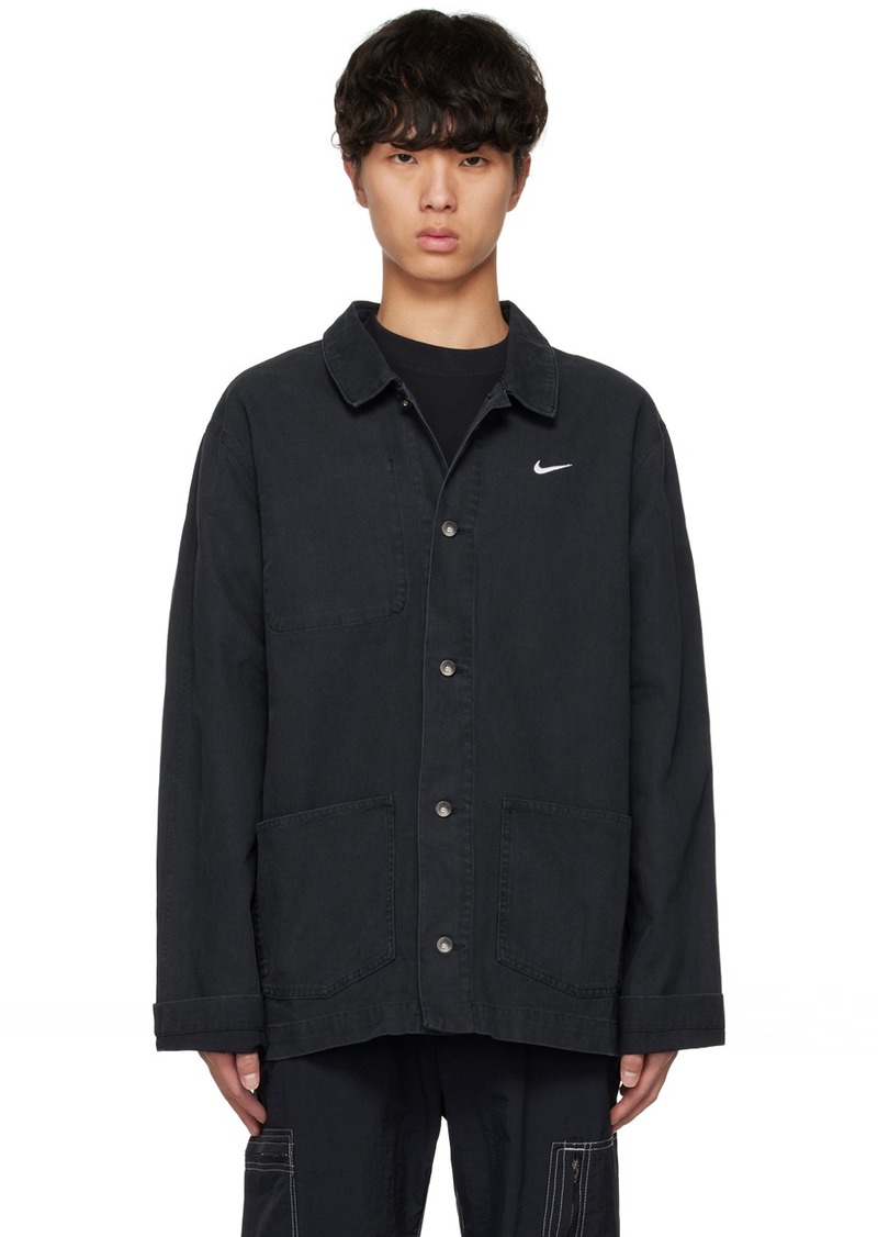 Nike Black Embroidered Jacket