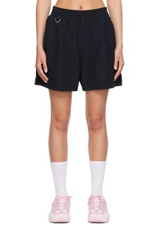 Nike Black Embroidered Shorts