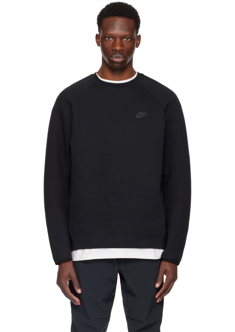 Nike Black Printed Sweatshirt