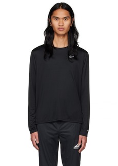 Nike Black Reflective Long Sleeve T-Shirt