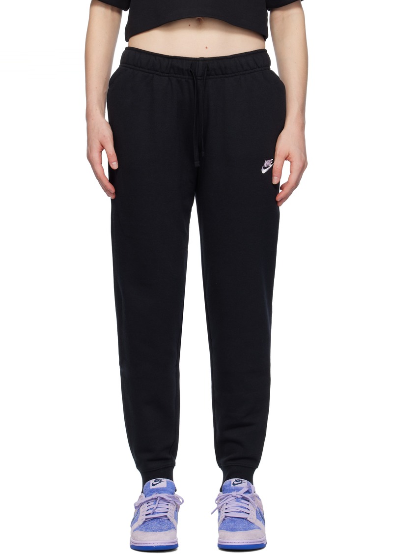 Nike Black Sportswear Club Fleece Lounge Pants