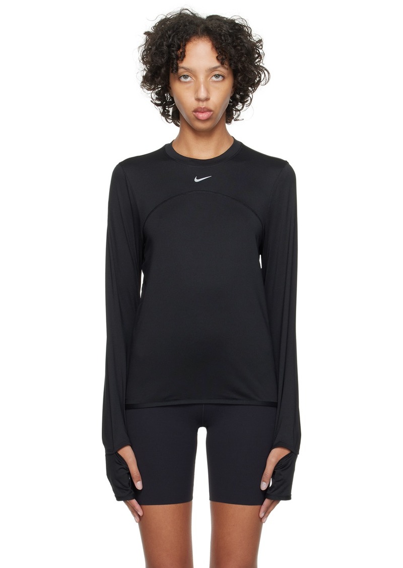 Nike Black Swift Element Long Sleeve T-Shirt