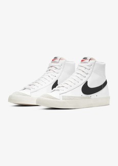 Nike Blazer Mid '77 Vintage BQ6806-100 Men's White Black Sneakers Shoes DMX154