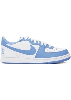 Nike Blue & White Terminator Low Sneakers