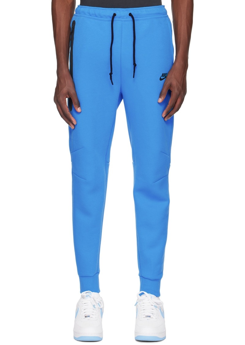 Nike Blue Printed Sweatpants