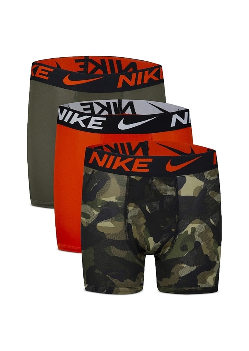 Nike Boys' 3 Pack Essential Boxer Briefs - Little Kid, Big Kid