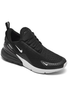 Nike Big Kids Air Max 270 Casual Sneakers from Finish Line - Black, White-Anthracite
