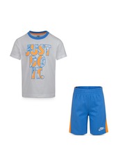 Nike Boys' JUST DO IT Tee & Logo Shorts Set - Little Kid