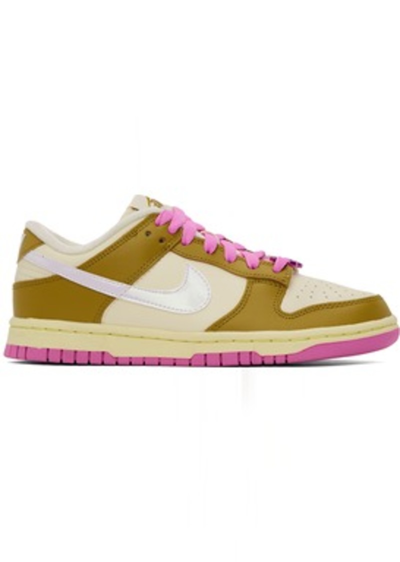 Nike Brown & Beige Dunk Low SE Sneakers