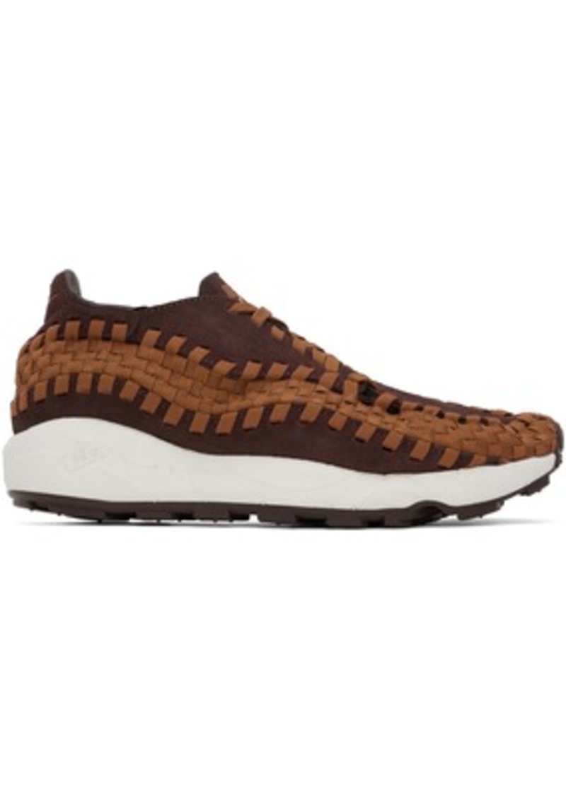 Nike Brown Air Footscape Woven Sneakers