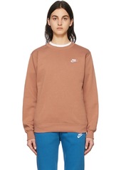 Nike Brown Cotton Sweatshirt