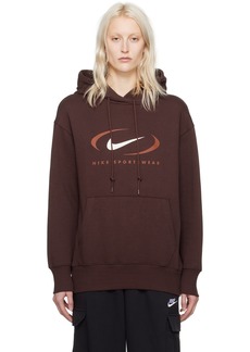 Nike Brown Oversized Hoodie