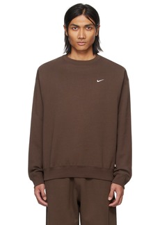 Nike Brown Solo Swoosh Sweatshirt