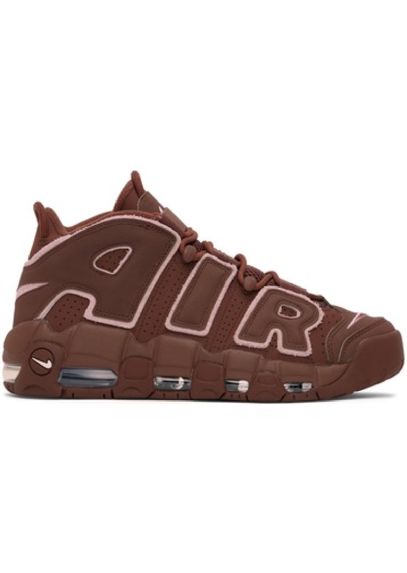 Nike Burgundy & Pink Air More Uptempo '96 Sneakers