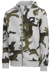 nike camo zip up hoodie