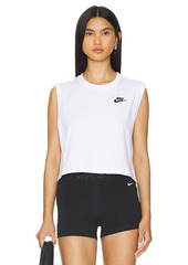 Nike Club Cropped Sleeveless T-Shirt