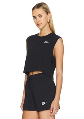 Nike Club Cropped Sleeveless T-Shirt