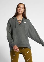 lace up nike sweatshirt