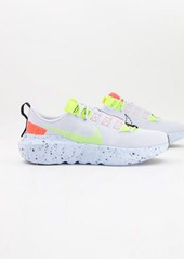 Nike Crater Impact sneakers in football gray/volt