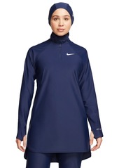 Nike Essential Long-Sleeve Swim Tunic - Midnight Navy