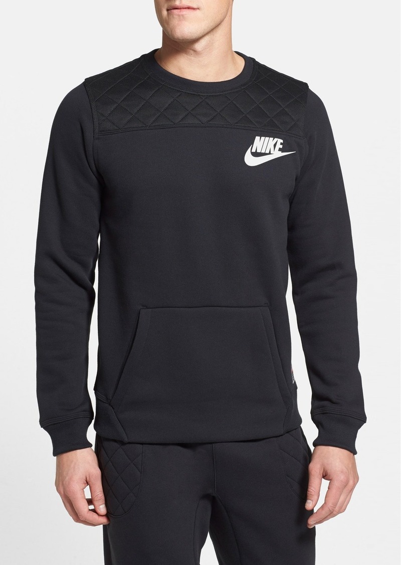 nike fleece crewneck