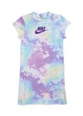 Nike Girls' Club Tie Dye Tee Shirt Dress - Little Kid