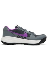 Nike Gray & Purple ACG Lowcate Sneakers
