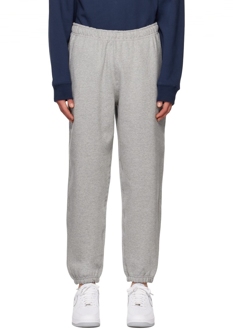 Nike Gray Solo Swoosh Lounge Pants