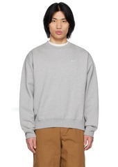 Nike Gray Solo Swoosh Sweatshirt