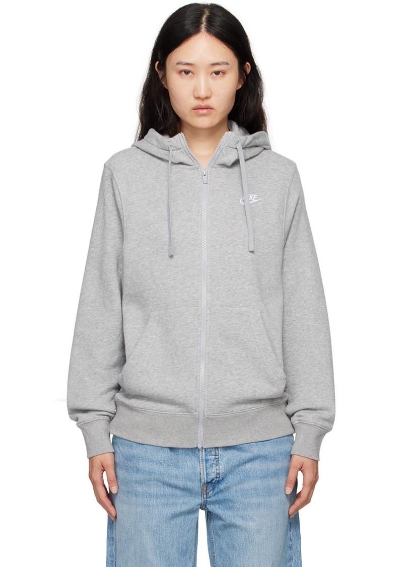 Nike Gray Sportswear Club Hoodie