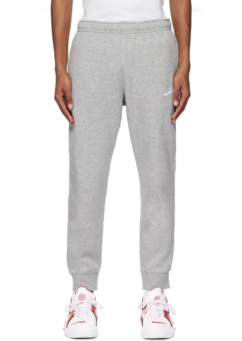 Nike Gray Sportswear Club Sweatpants