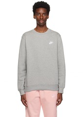 Nike Gray Sportswear Club Sweatshirt