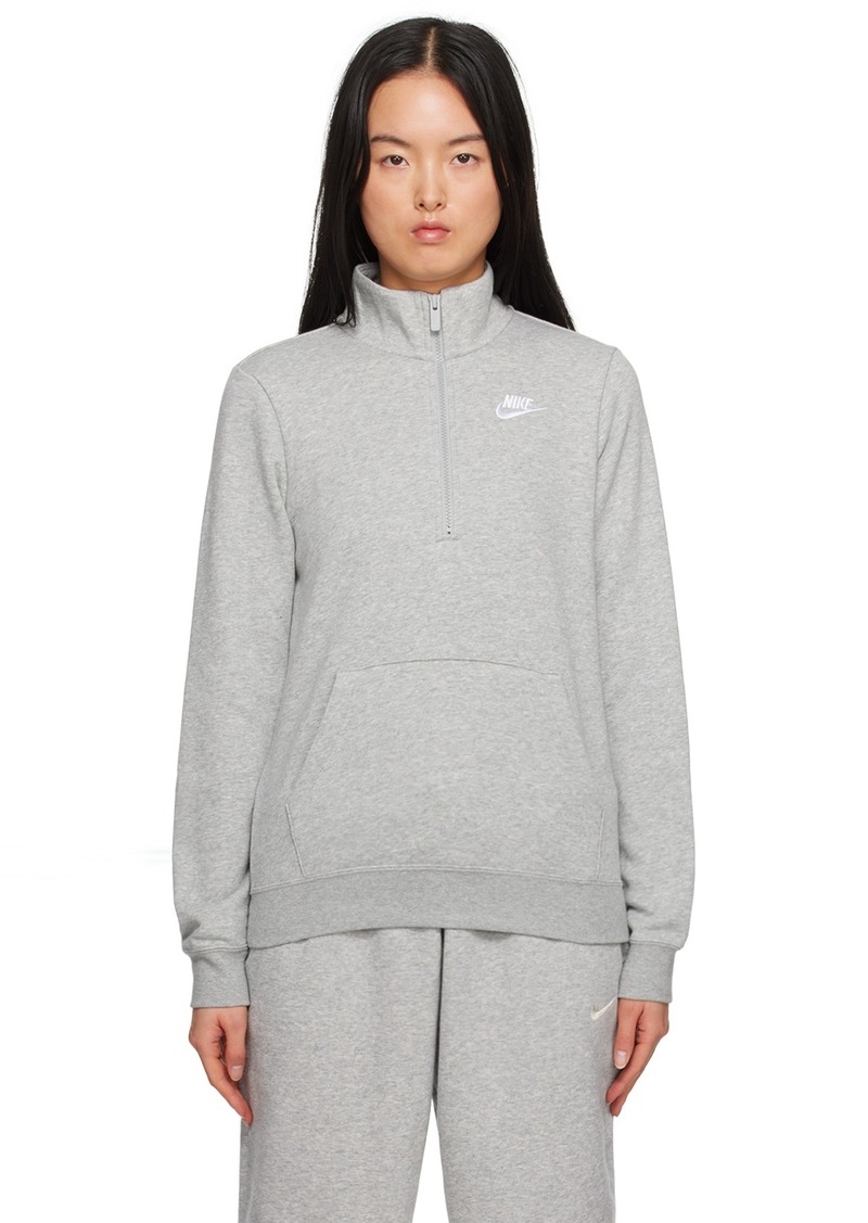 Nike Gray Sportswear Club Sweatshirt