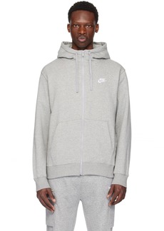 Nike Gray Zip Hoodie
