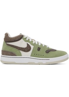 Nike Green & Brown Attack Sneakers