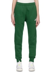 Nike Green Joggers Club Lounge Pants