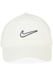 Nike Heritage Essential Swoosh Cap - White/White