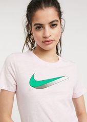 Nike Icon Swoosh T-shirt in pink