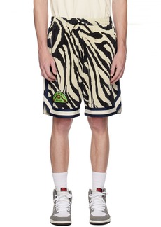 Nike Jordan Black & Beige Basketball Shorts