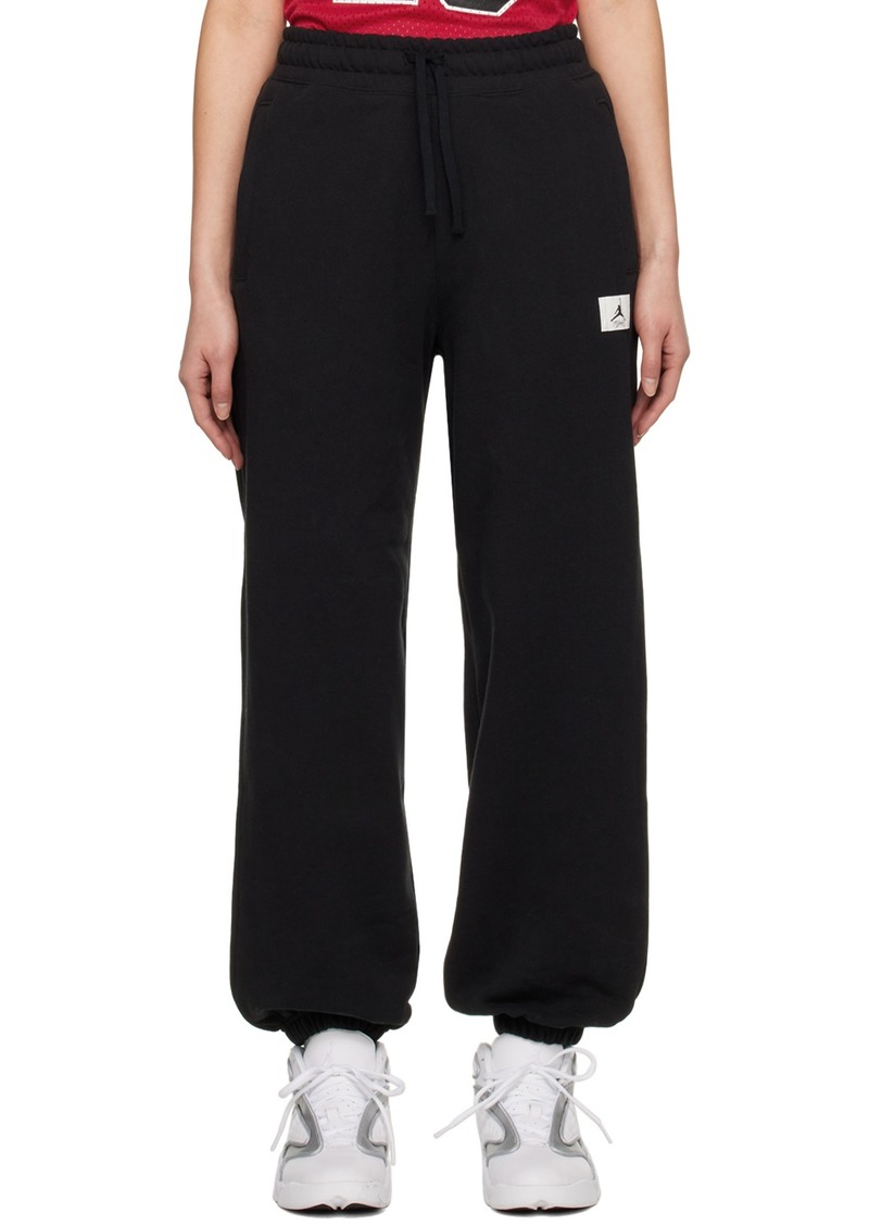 Nike Jordan Black Drawstring Lounge Pants