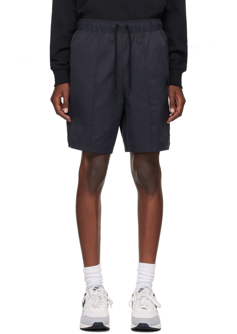 Nike Jordan Black Drawstring Shorts