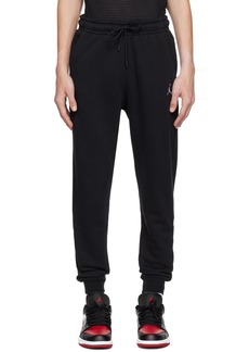 Nike Jordan Black Embroidered Sweatpants