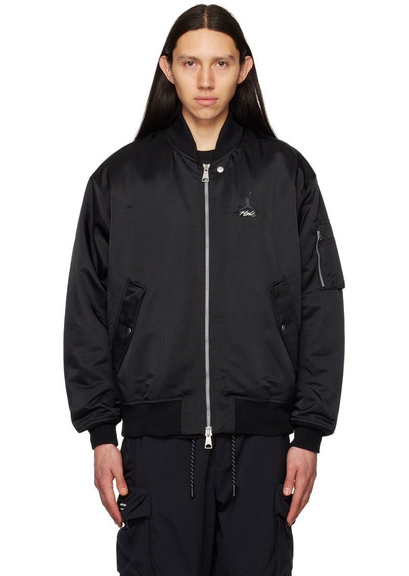 Nike Jordan Black Renegade Bomber Jacket