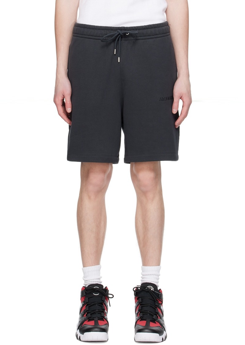 Nike Jordan Black Wordmark Shorts