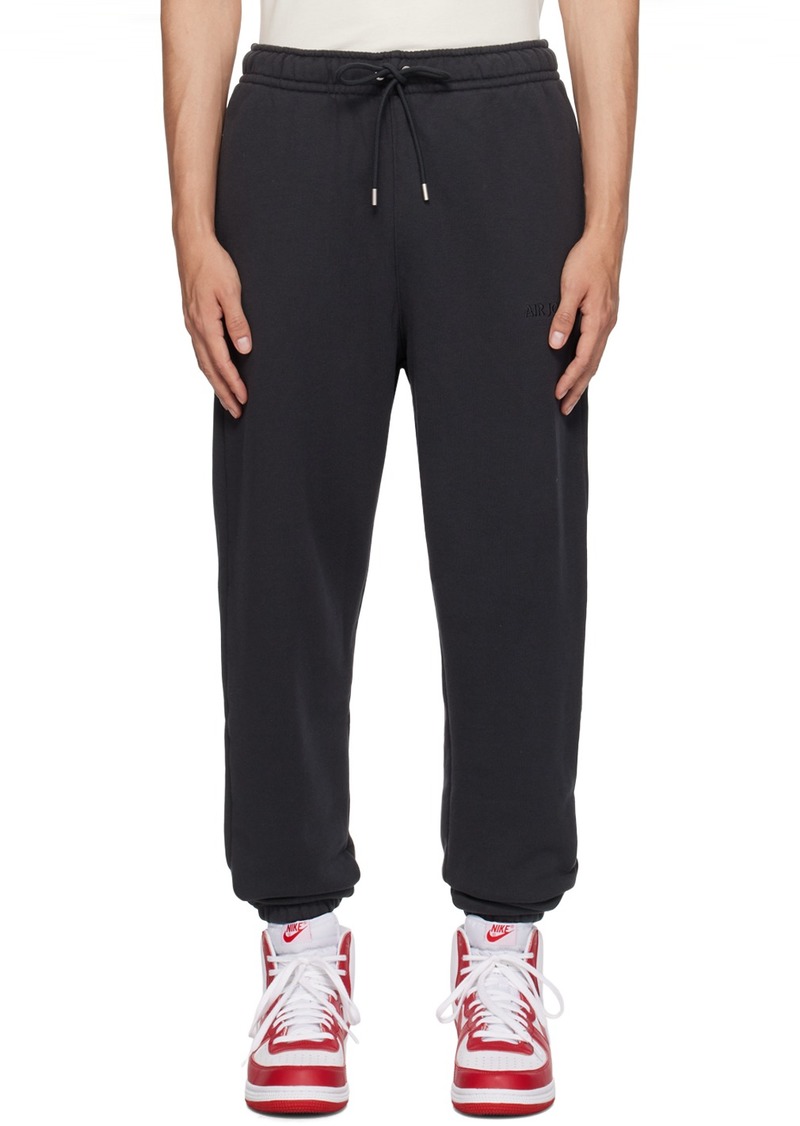 Nike Jordan Black Wordmark Sweatpants