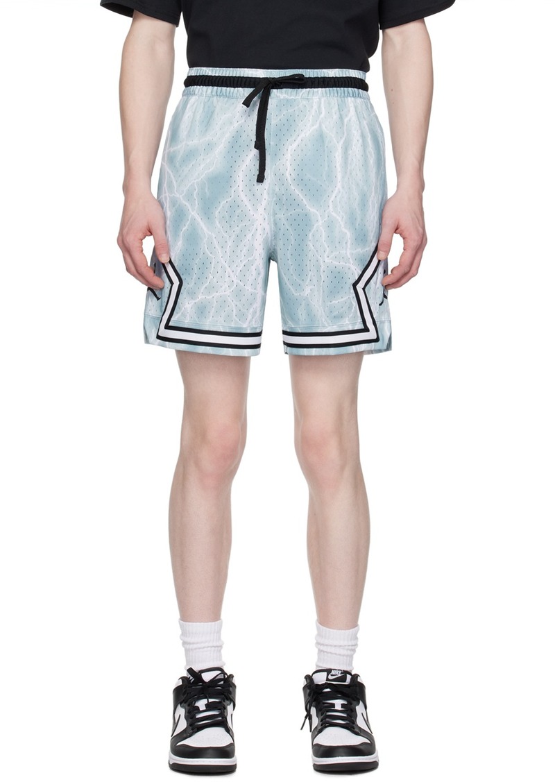 Nike Jordan Blue & White Sport Diamond Shorts