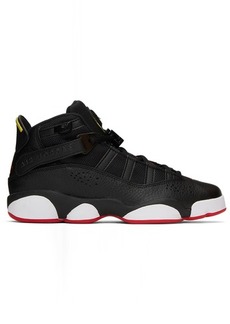 Nike Jordan Kids Black & Red Jordan 6 Rings Big Kids Sneakers