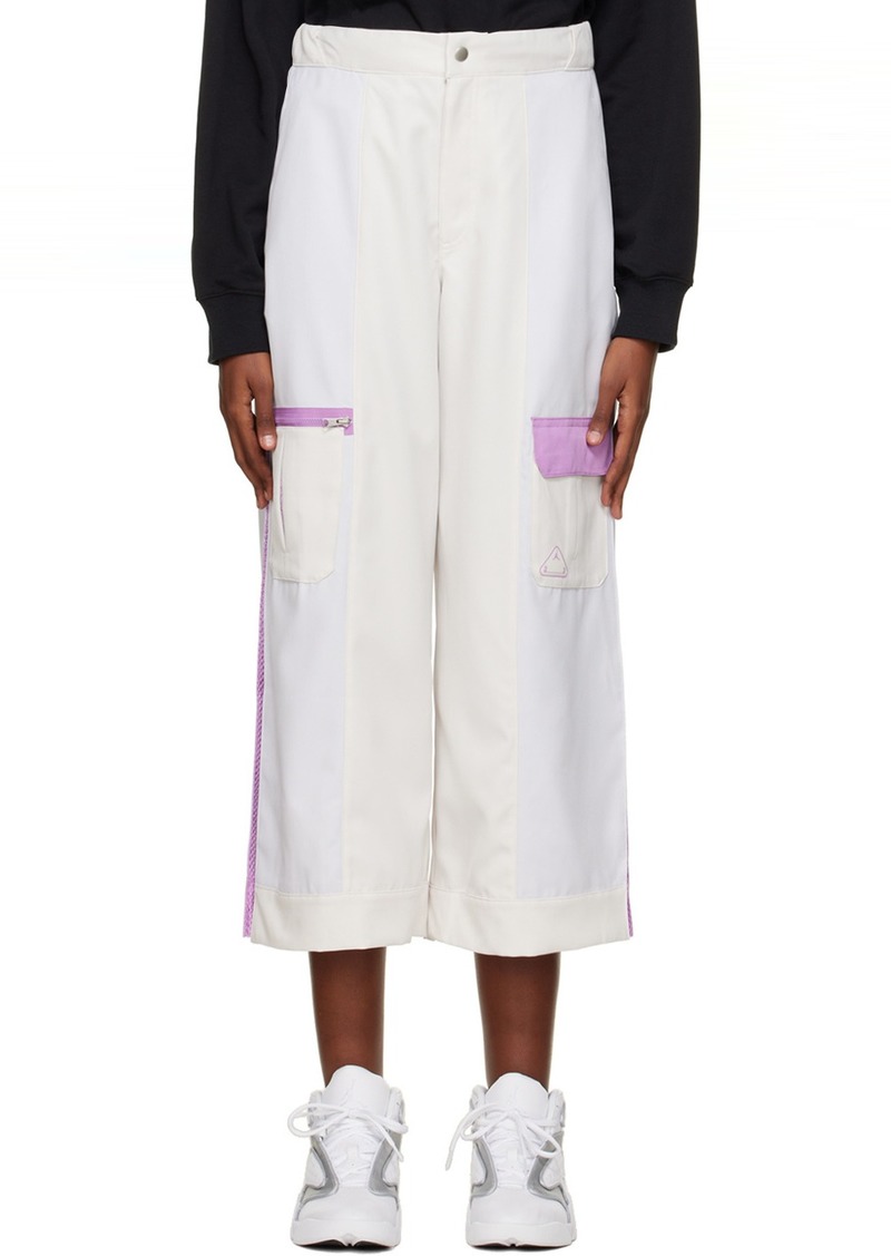 Nike Jordan White & Purple Utility Trousers