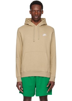 Nike Khaki Embroidered Hoodie