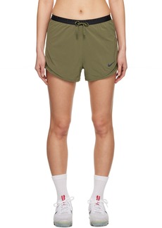 Nike Khaki Run Division Tempo Luxe Sport Shorts